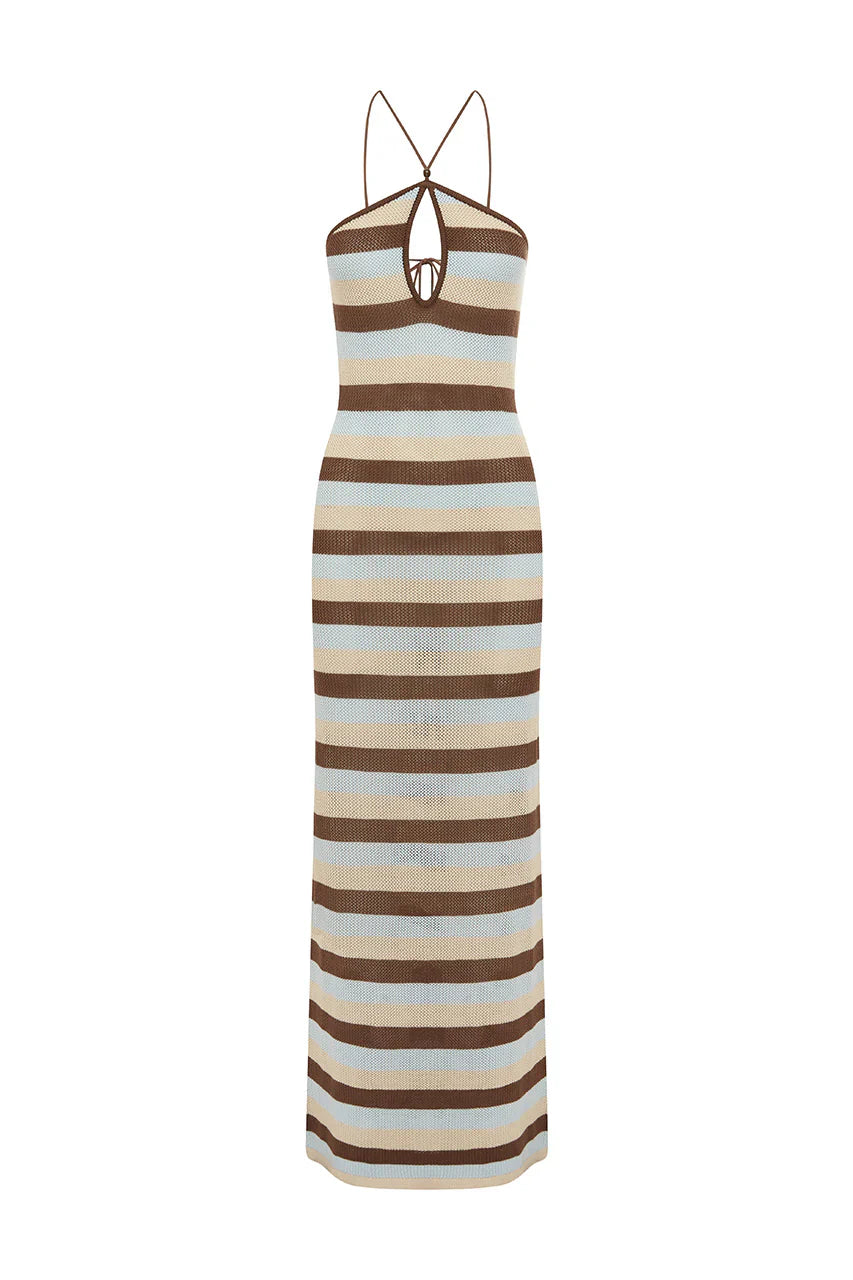 HAZEL MAXI DRESS - BLUE MULTI