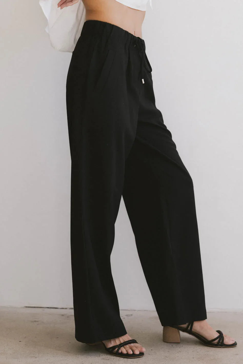Eslyn Baggy Pants in Black - FINAL SALE