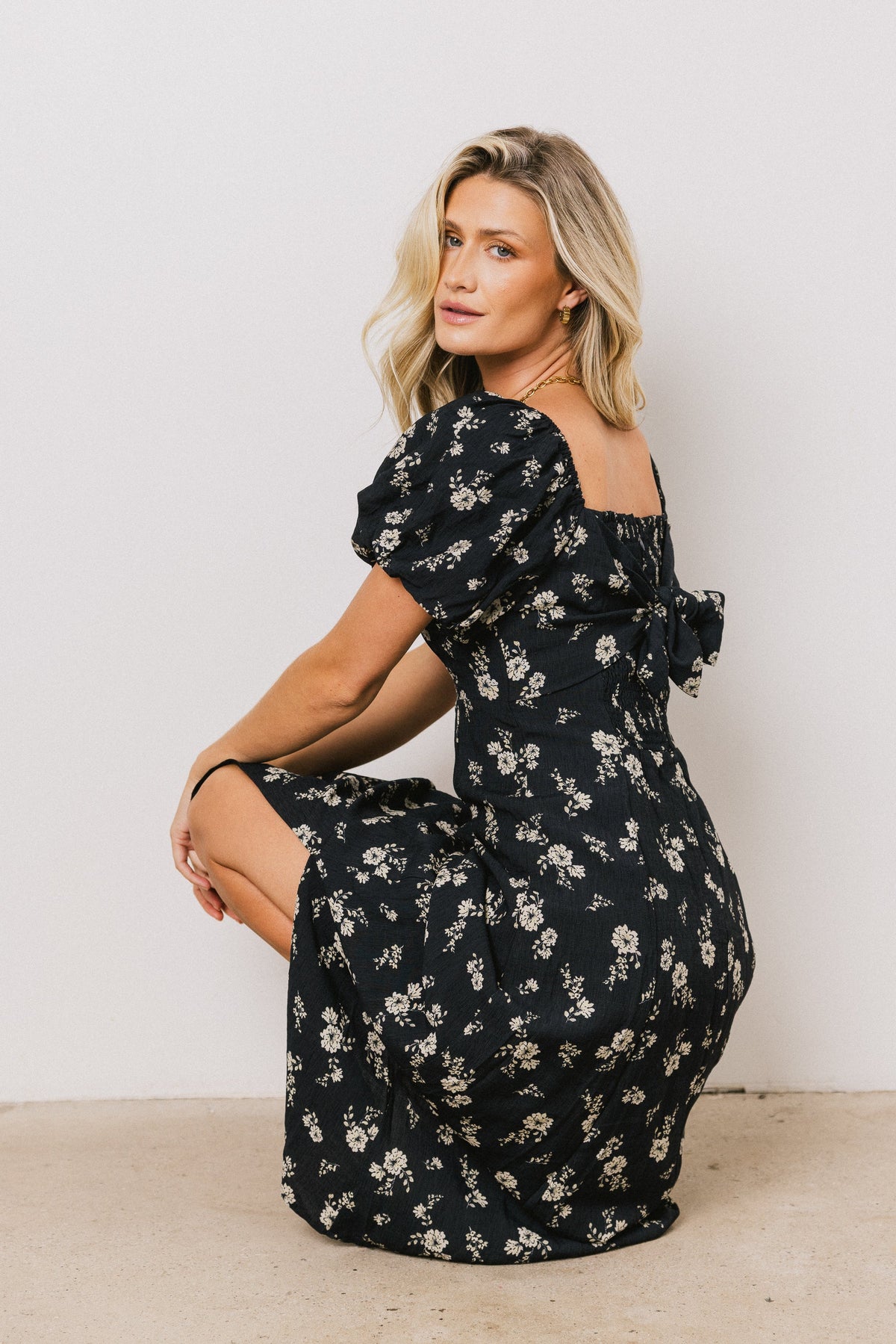Aubree Floral Midi Dress - FINAL SALE