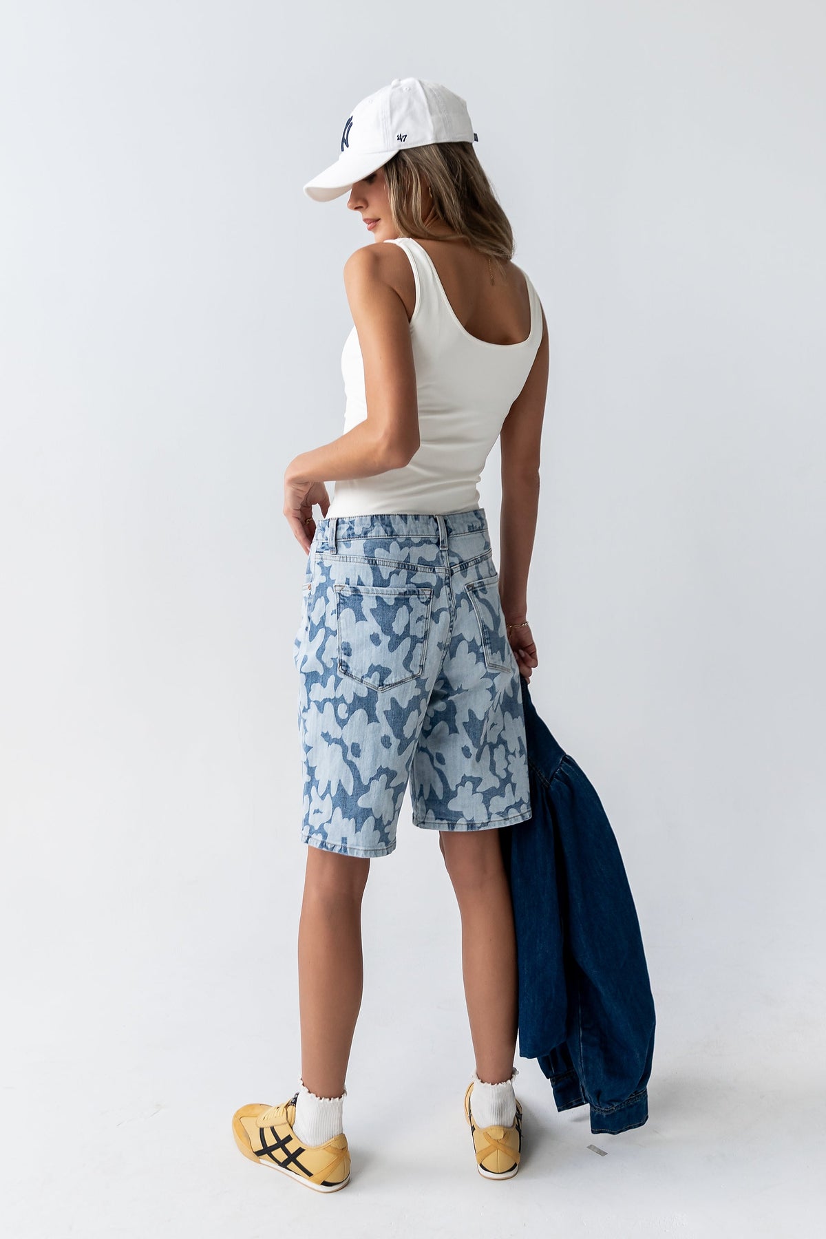 Cammie Long Tank in Ivory
