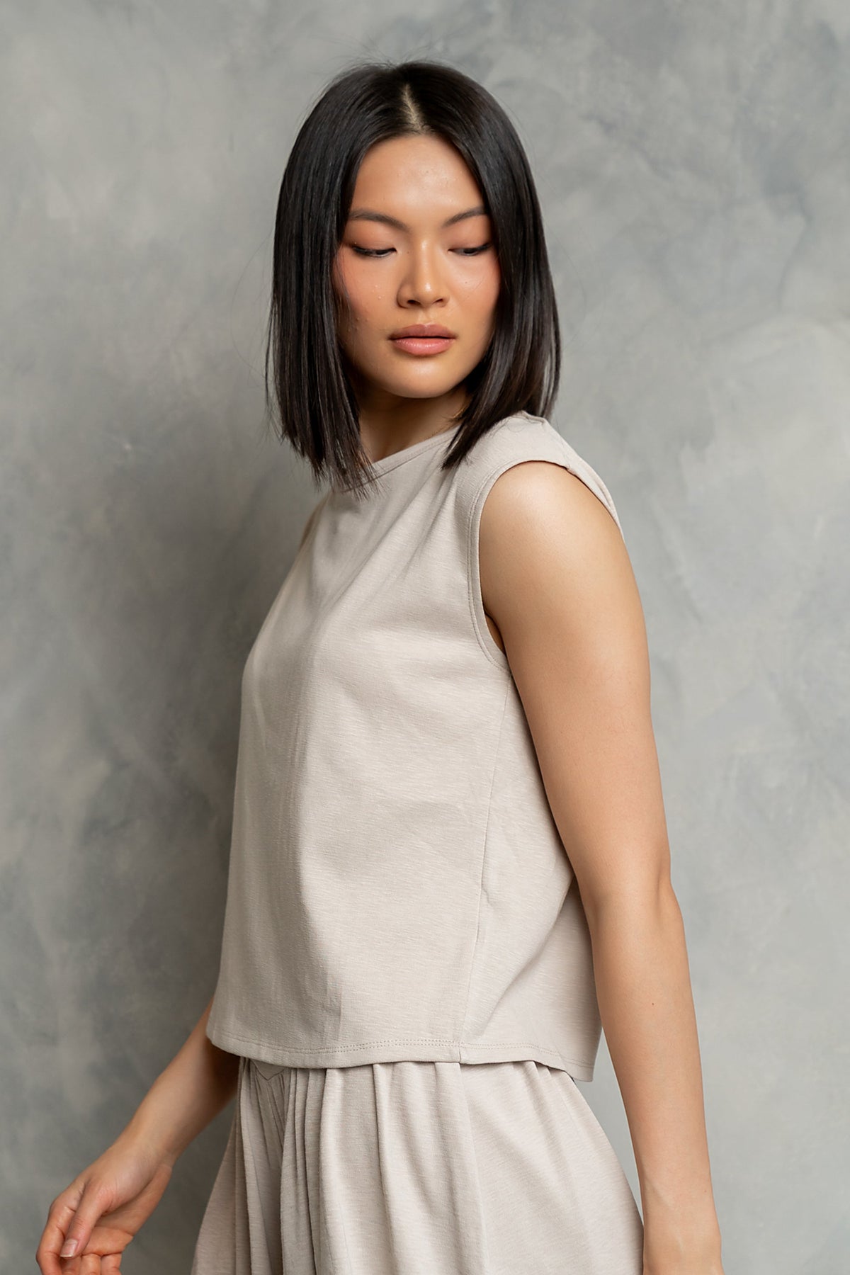 Britta Tank Top in Bone