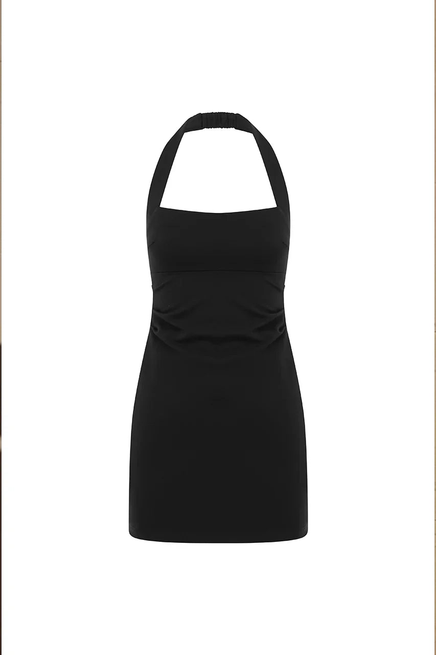 FRANCA MINI DRESS - BLACK