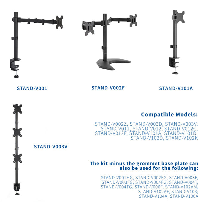 Additional support grommet compatible with a handful of stands from VIVO.