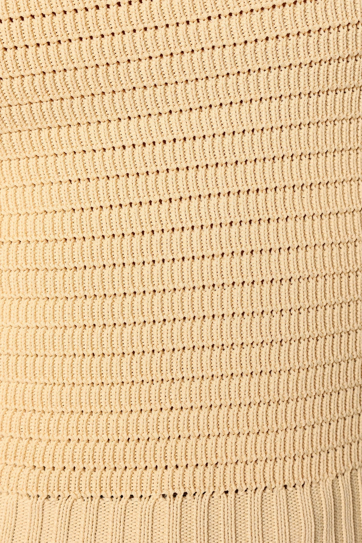 Zia Strapless Knit Top - Lemon