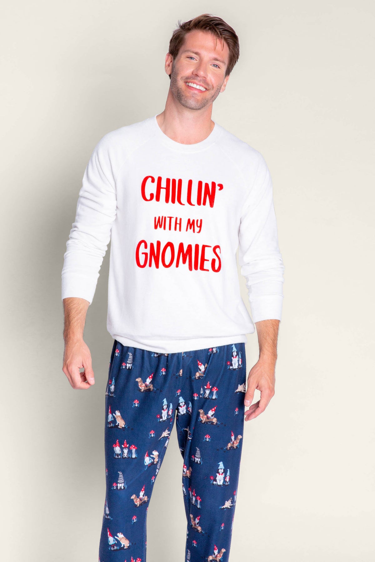 Chillin With My Gnomies Men's Long Sleeve Top