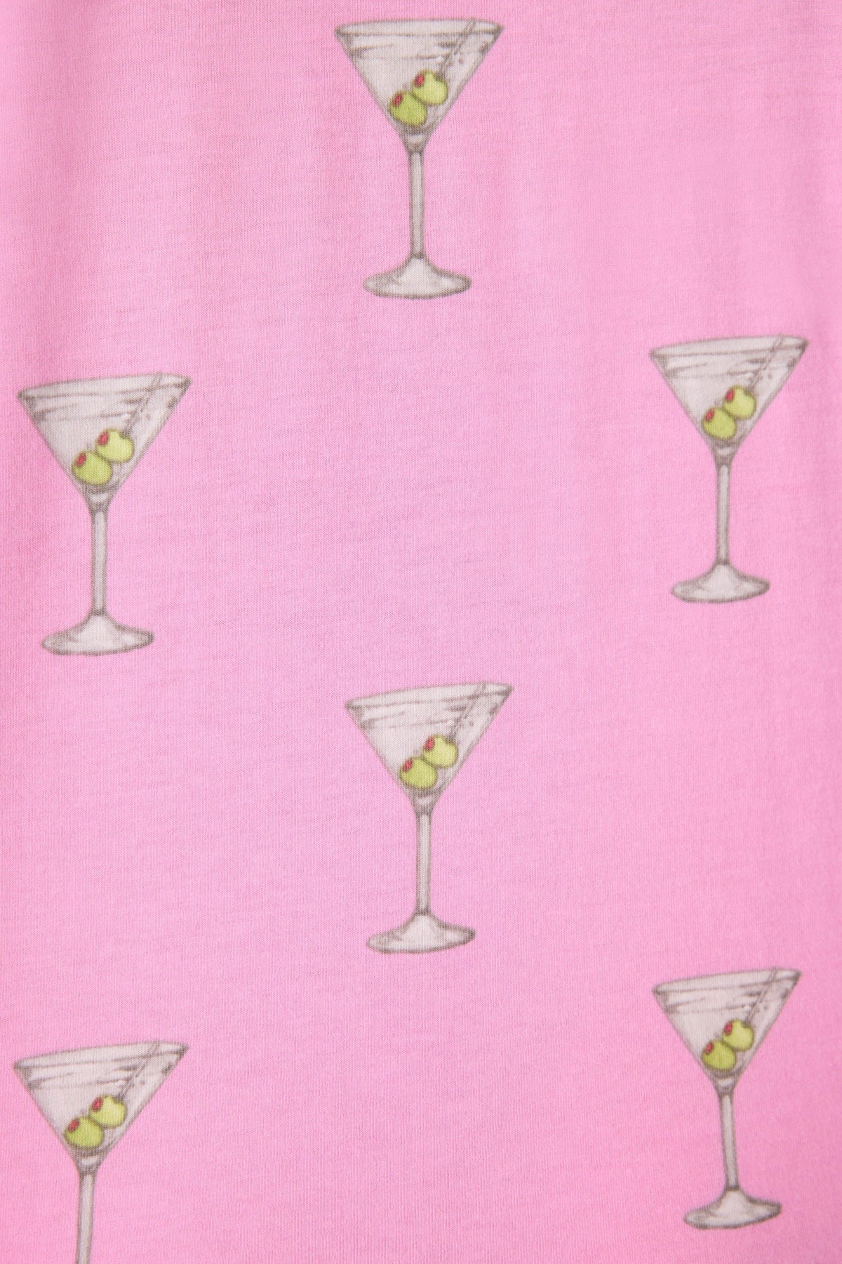 Playful Prints Drinks Pajama Top