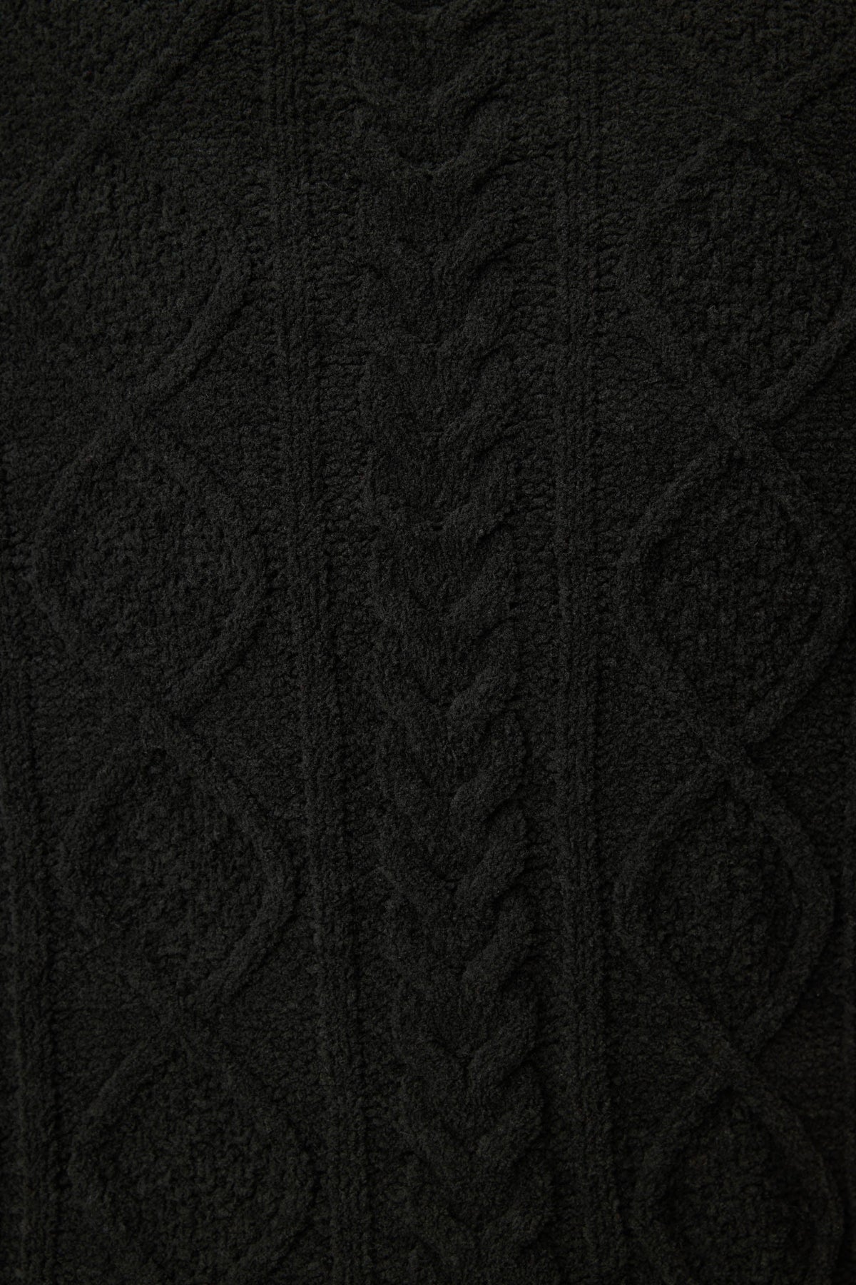 Chenille Cable Knit Open Leg Pants