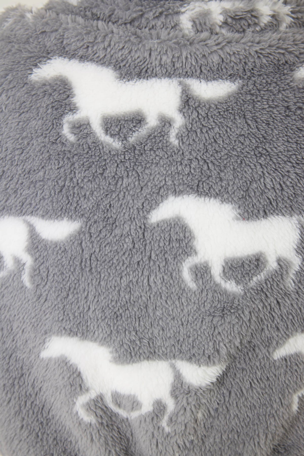 Let's Get Cozy Plush Horse Print Robe