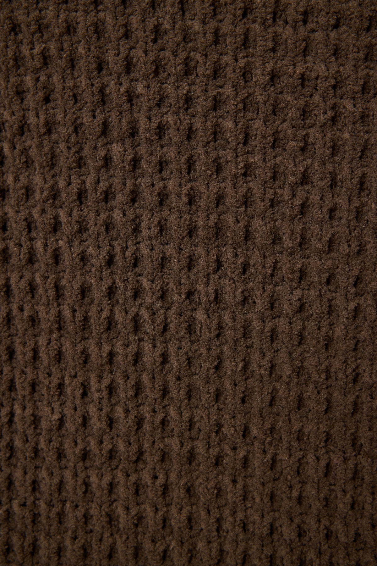 Chenille Waffle Chocolate Banded Pants