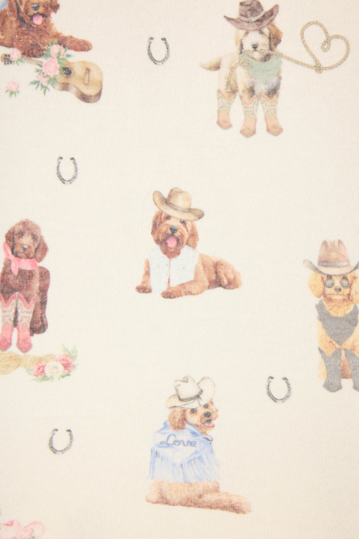 Ruff On The Range Dog Print Shorts