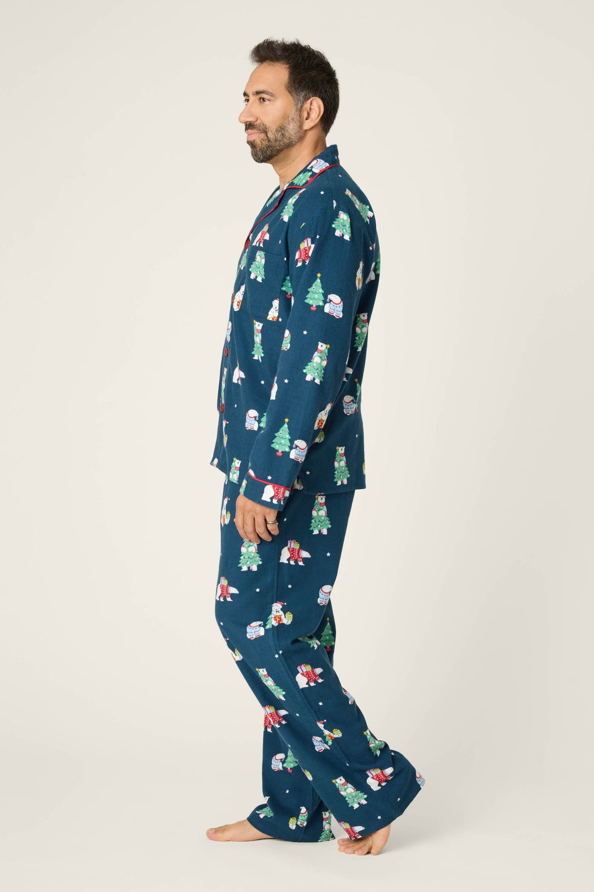 Bearly Awake Mens Flannel PJ Set