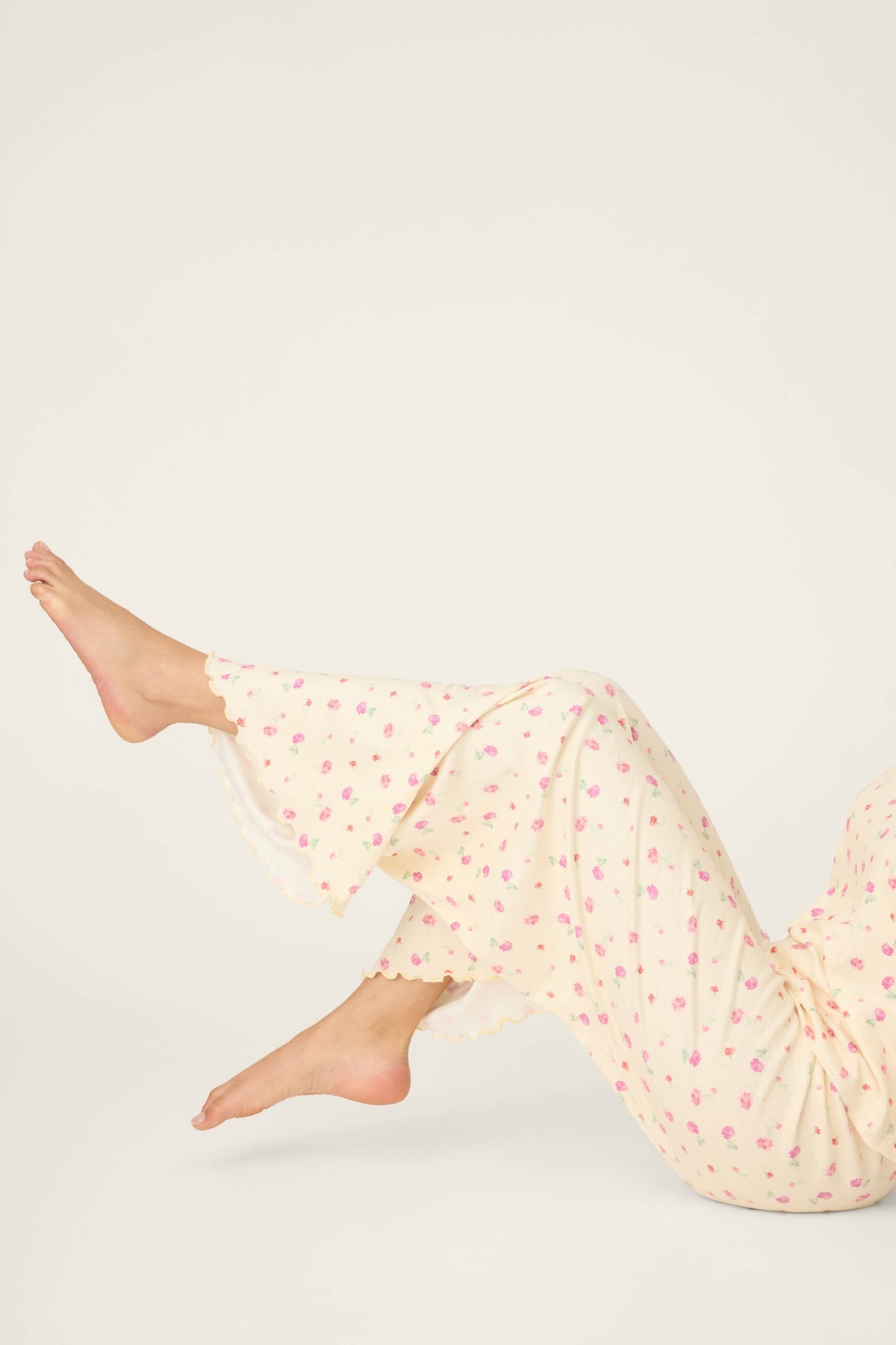 For the Mamas Butter Blooms Open Leg Pajama Pants