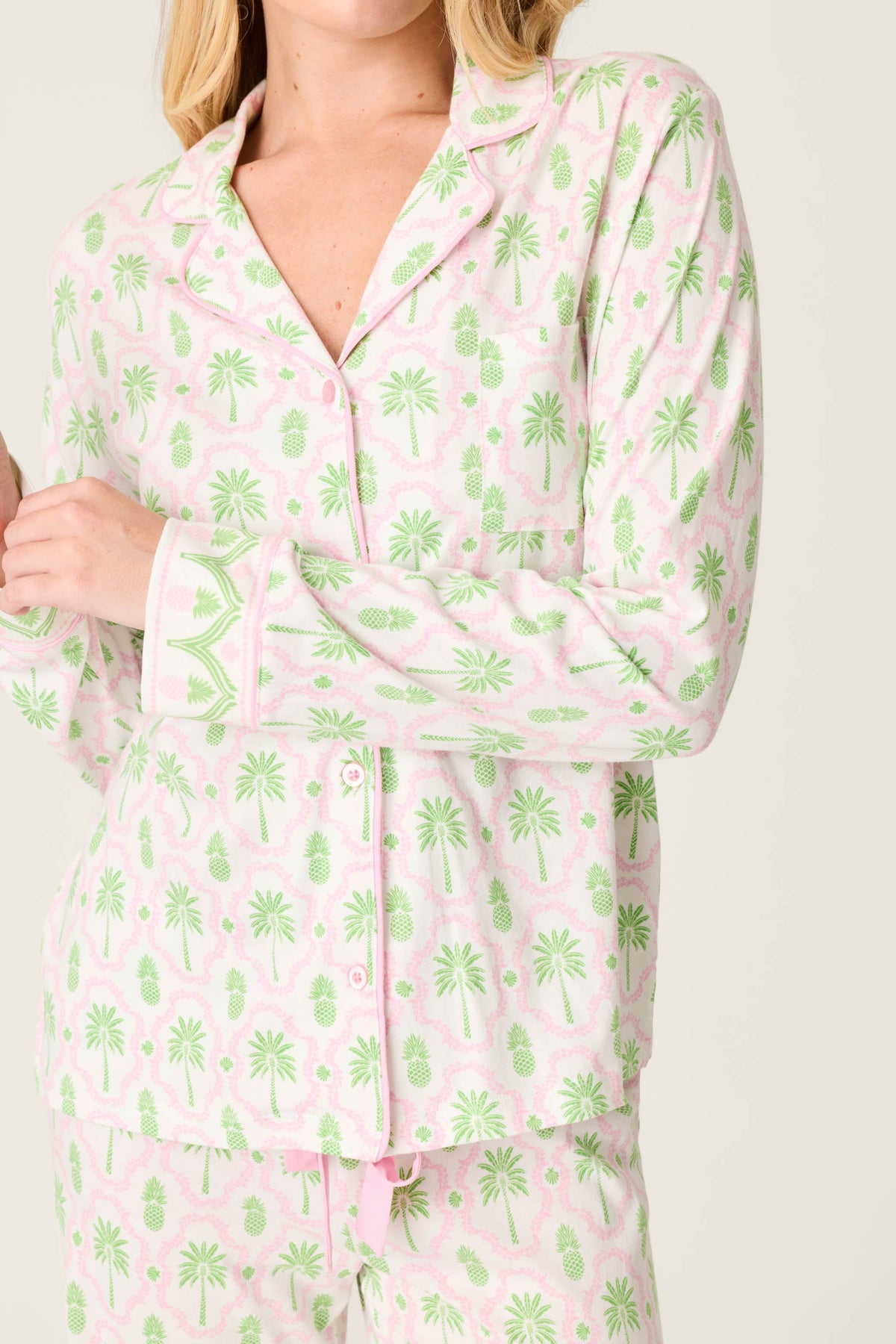 Playful Prints Island Time Long Sleeve Top
