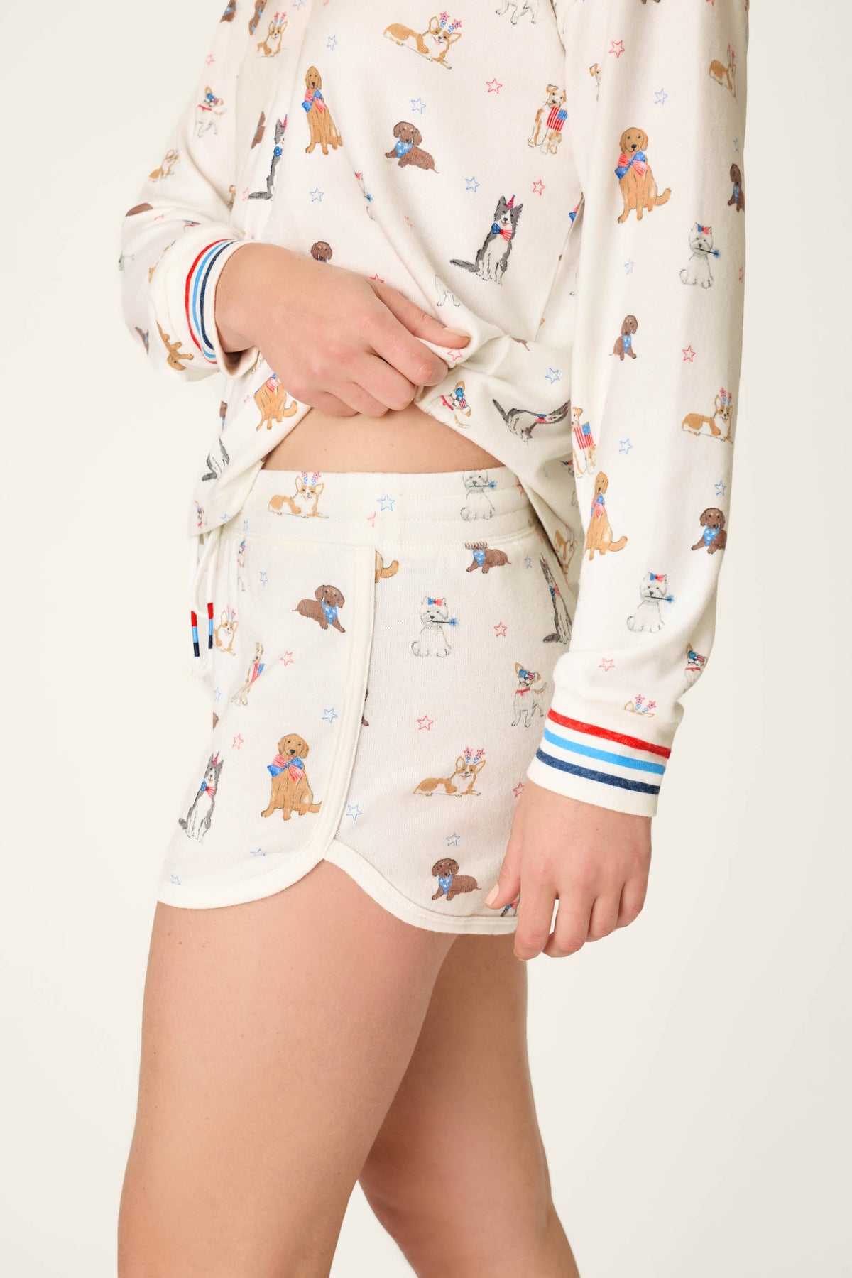 Red, White, & Woof Patriotic Pups Shorts