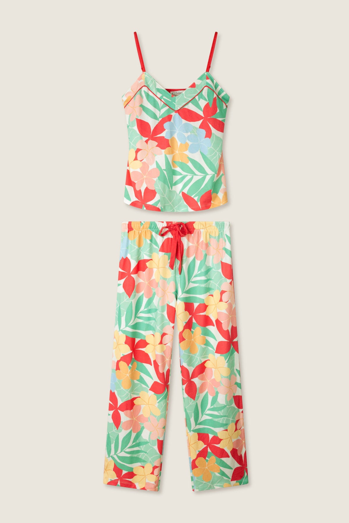 The Coastal Club Sunset Blooms Long PJ Set