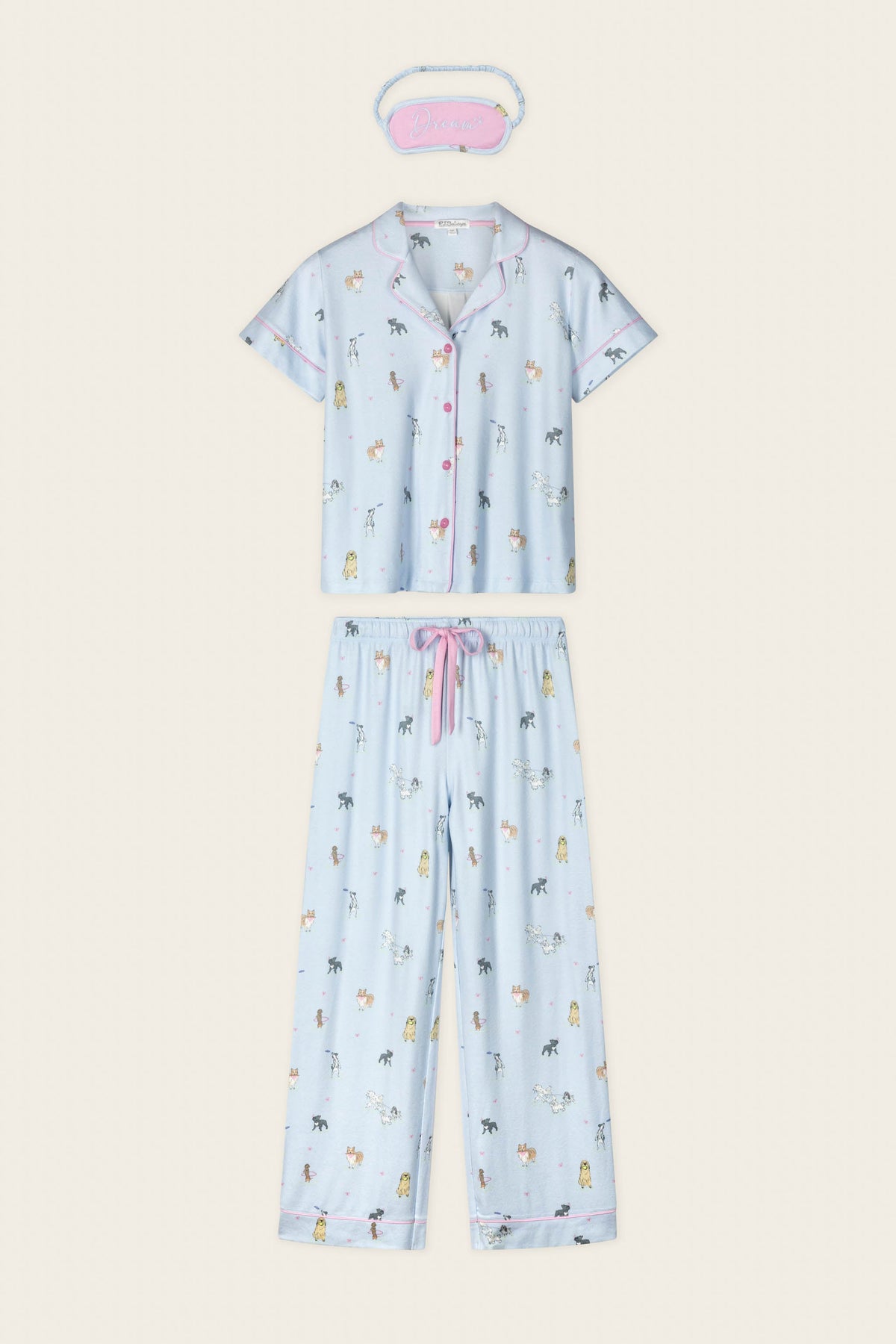 Bark Park Fetch & Frolic 3-Piece PJ Set