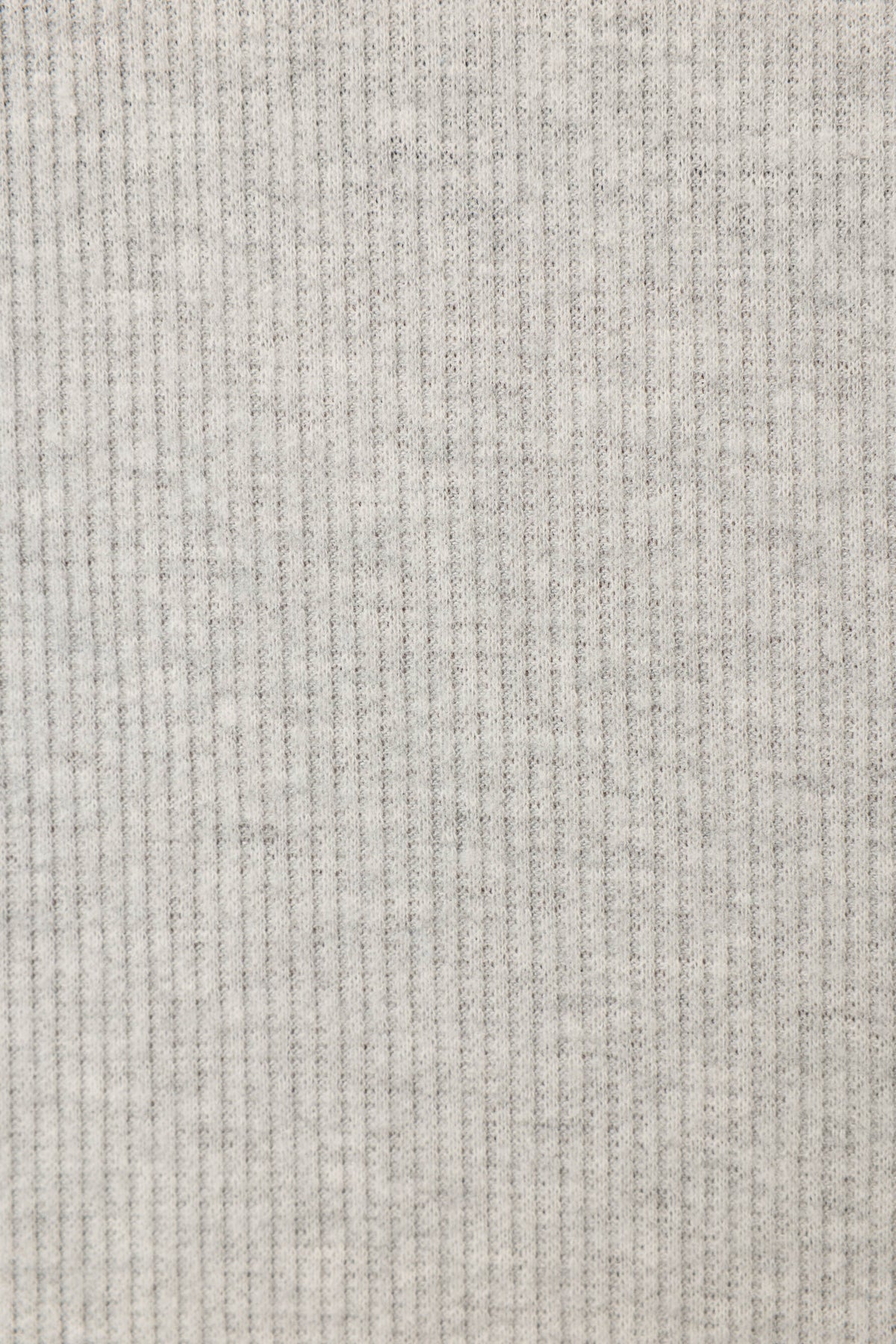 Textured Essentials Heather Grey Short Sleeve Top