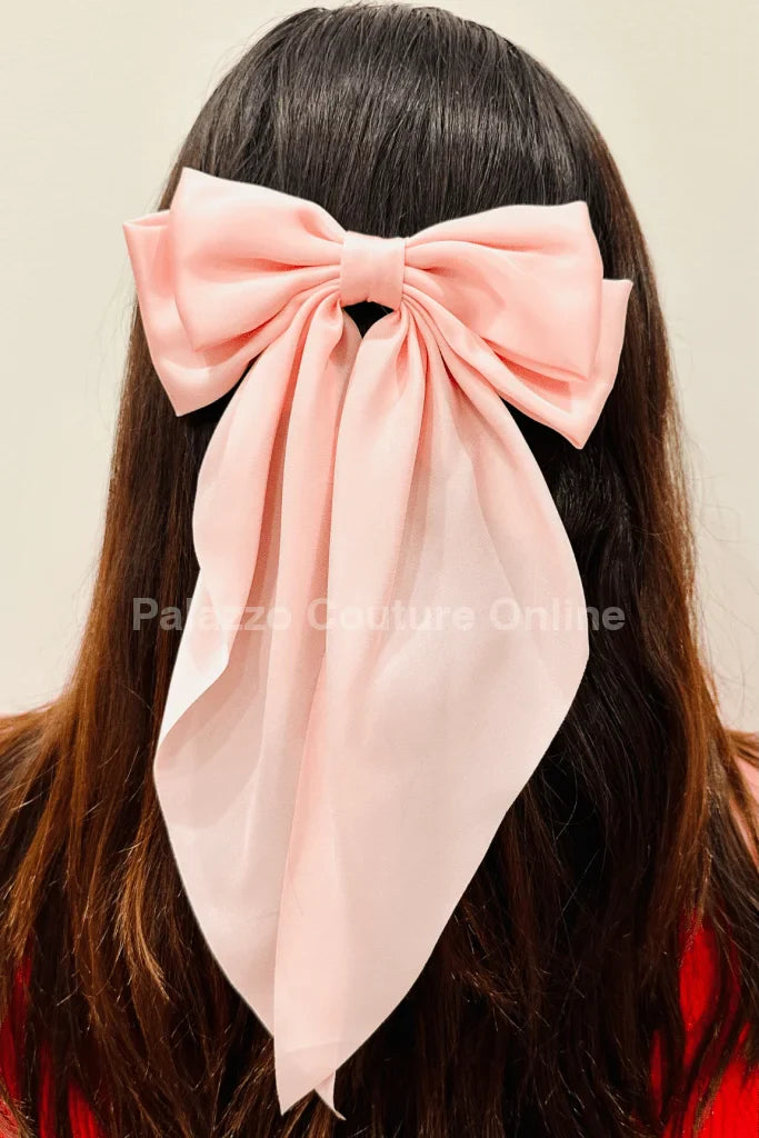 Coquette Aesthetic Bow (Peach)