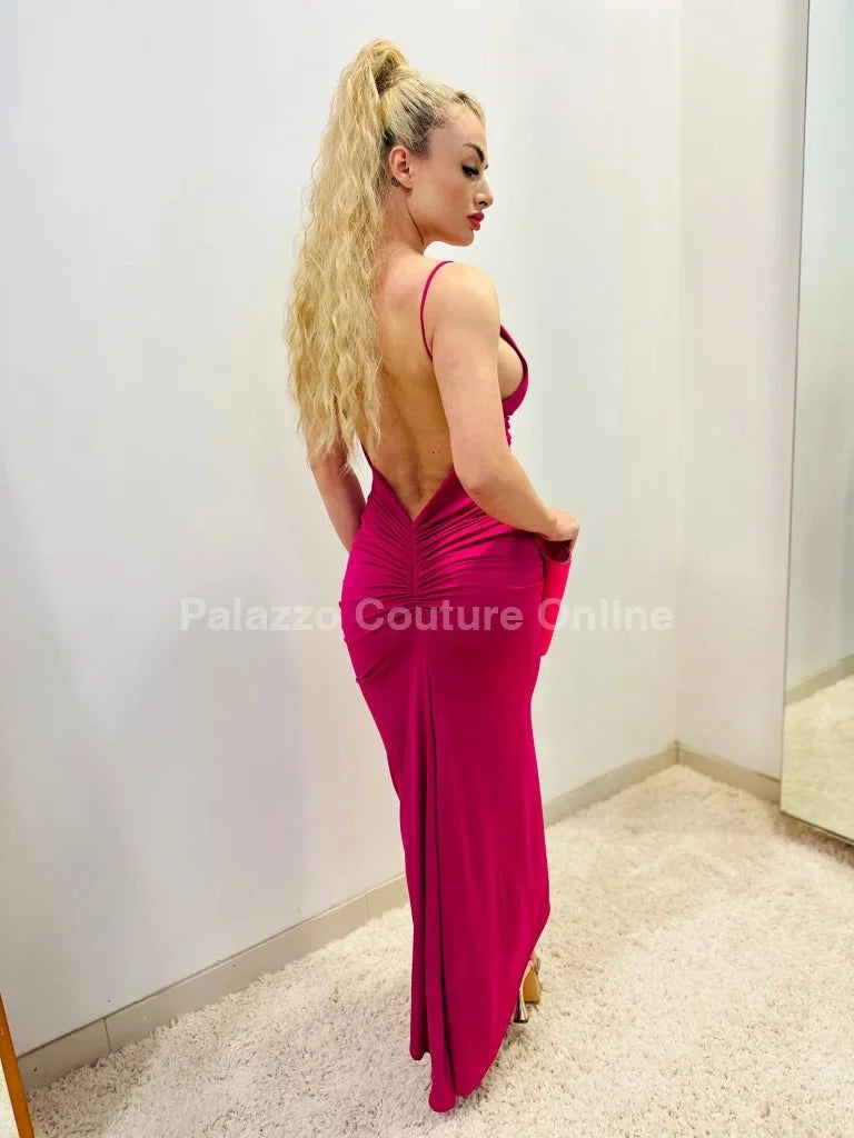 First Choice Maxi Dress – Elegant Pink Maxi Dress