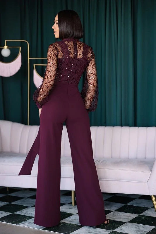 First Impression Blue Jumpsuit