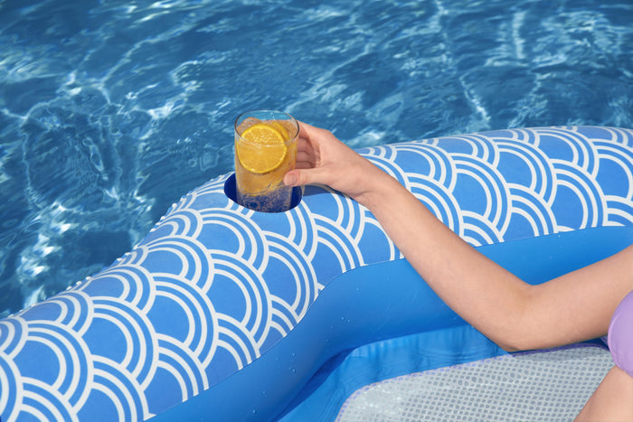 H2OGO! Comfort Plush Pool Lounge Float 70"