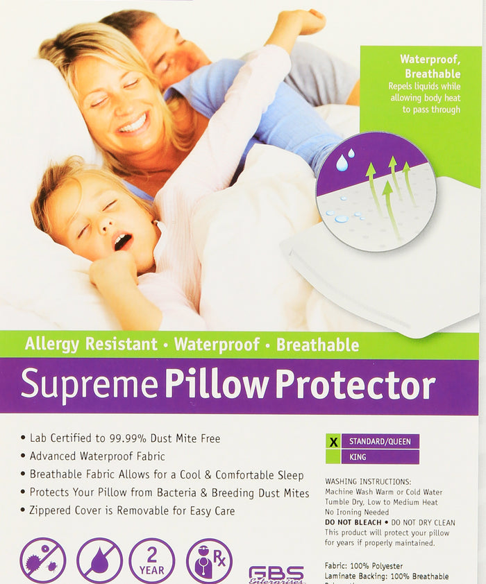 Swatch for the Healthy Sleep Rest And Protect Queen Pillow Protector