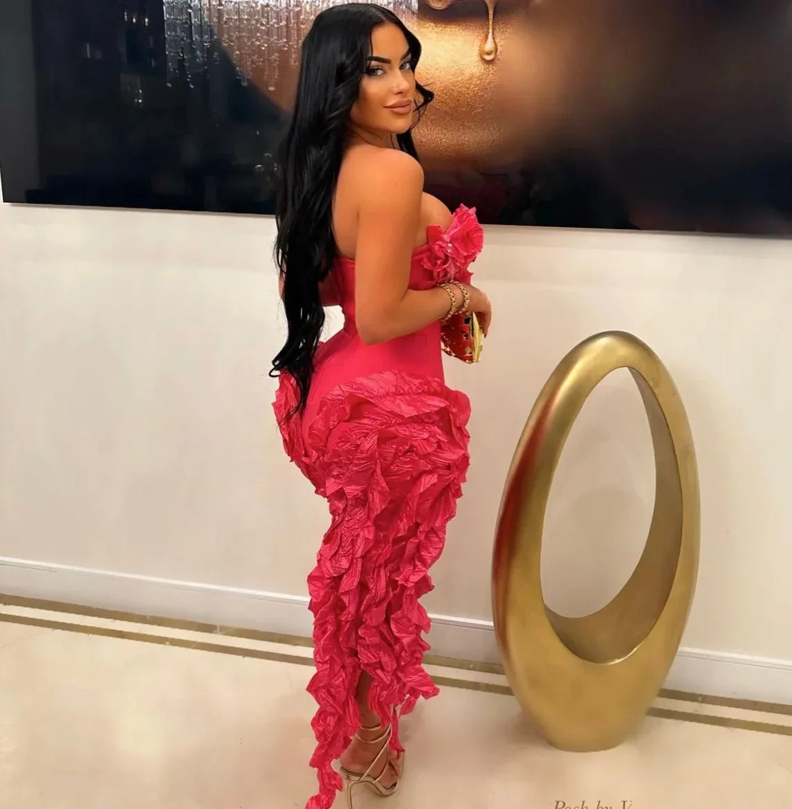 It Girl Midi Dress (Pink)