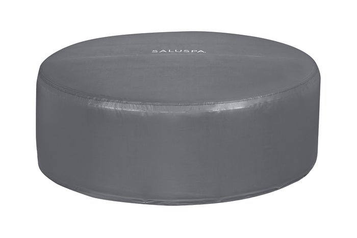 SaluSpa and Coleman 71" x 26" Round EnergySense Inflatable Hot Tub Cover, Gray