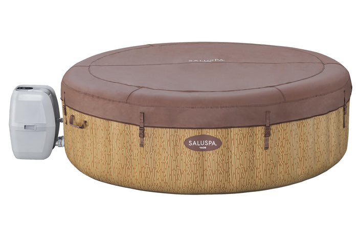 SaluSpa Taos AirJet Hot Tub Top Leatheroid Cover Replacement, Brown