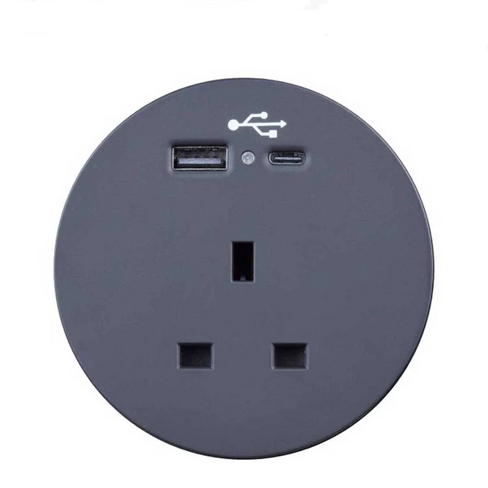 Single Power(USB-A & USB-C) : BLACK