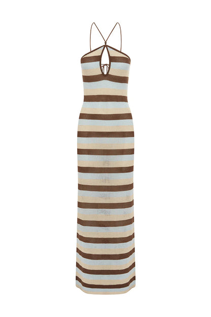 HAZEL MAXI DRESS - BLUE MULTI