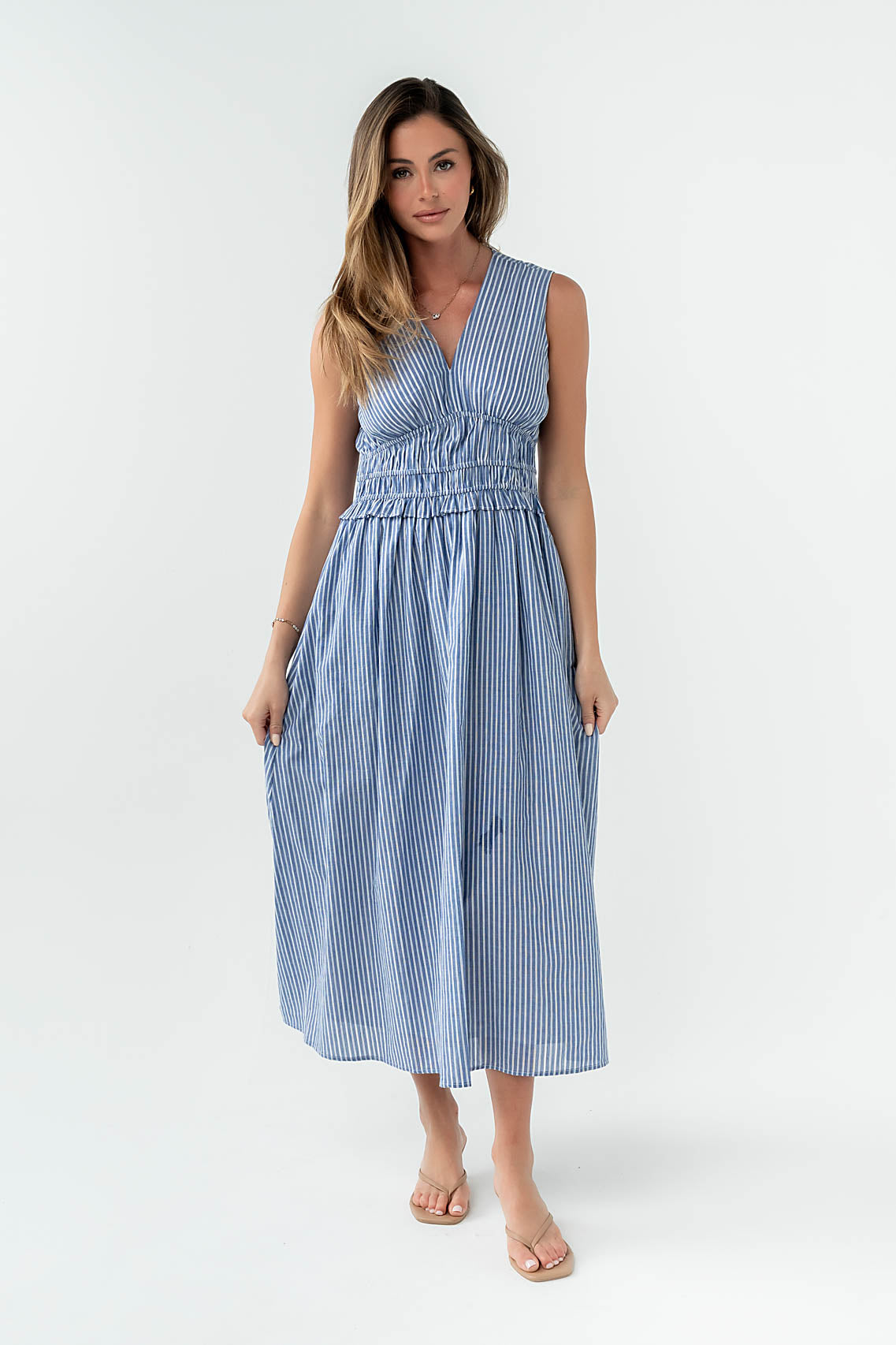 Charlee Striped Maxi Dress
