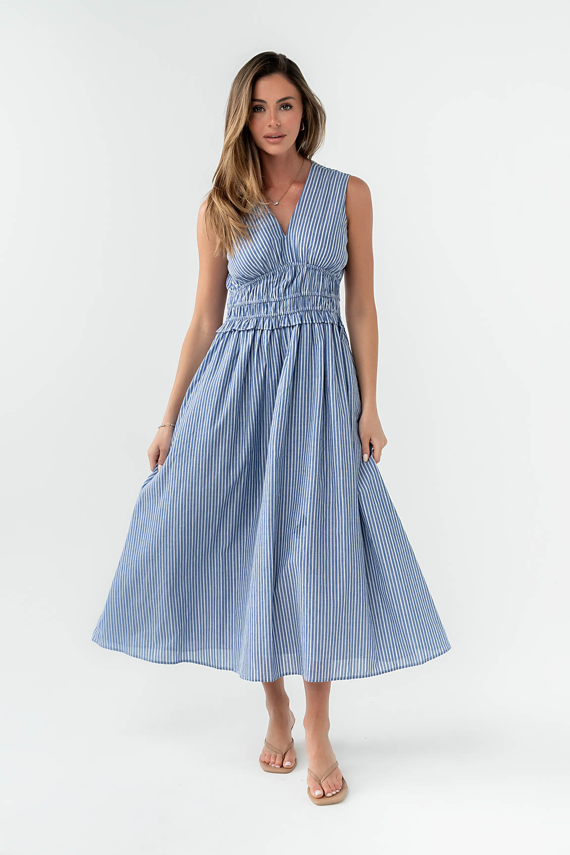 Charlee Striped Maxi Dress