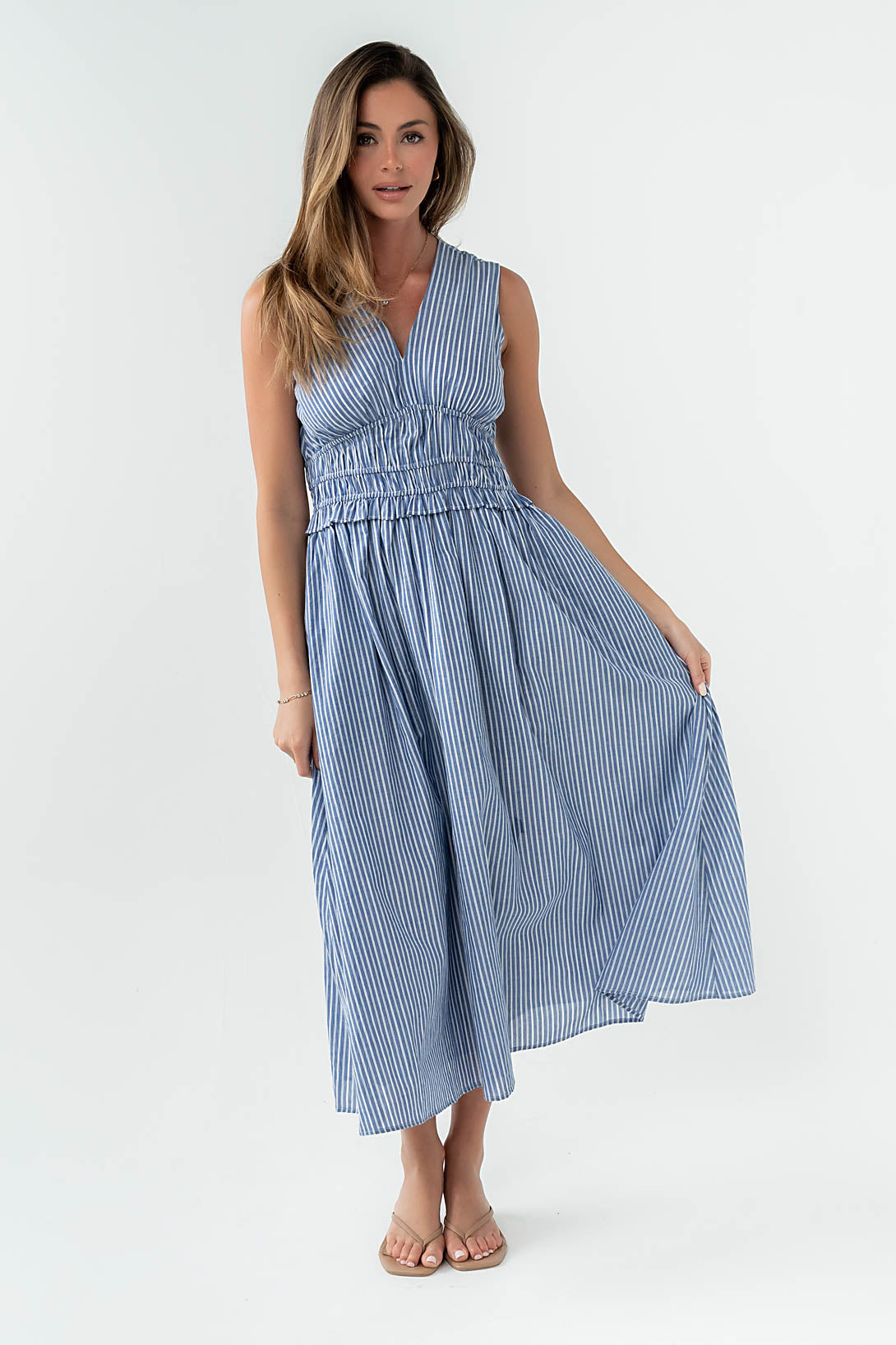 Charlee Striped Maxi Dress