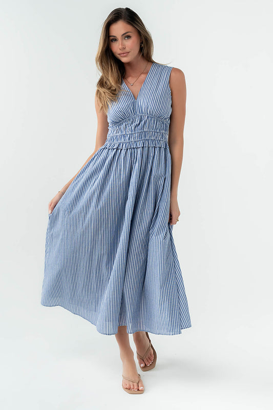 Charlee Striped Maxi Dress