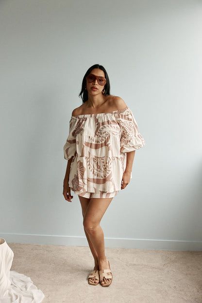 Adina Top - Paisley Sunset