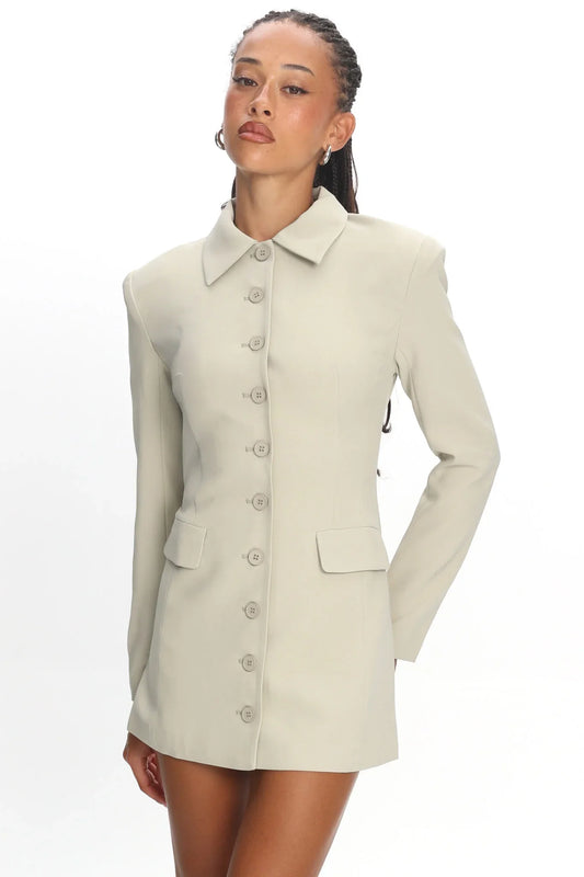 LIONESS Cheri Mini Dress Matcha