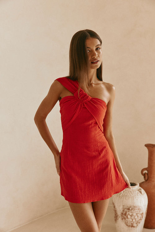 SAMPLE-Dimmi Dress - Red