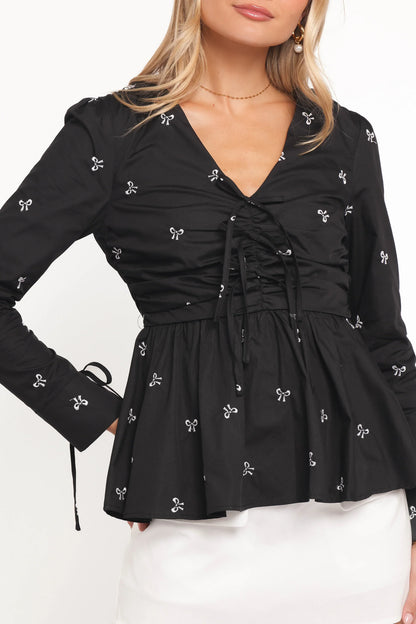 Azure Top - Black