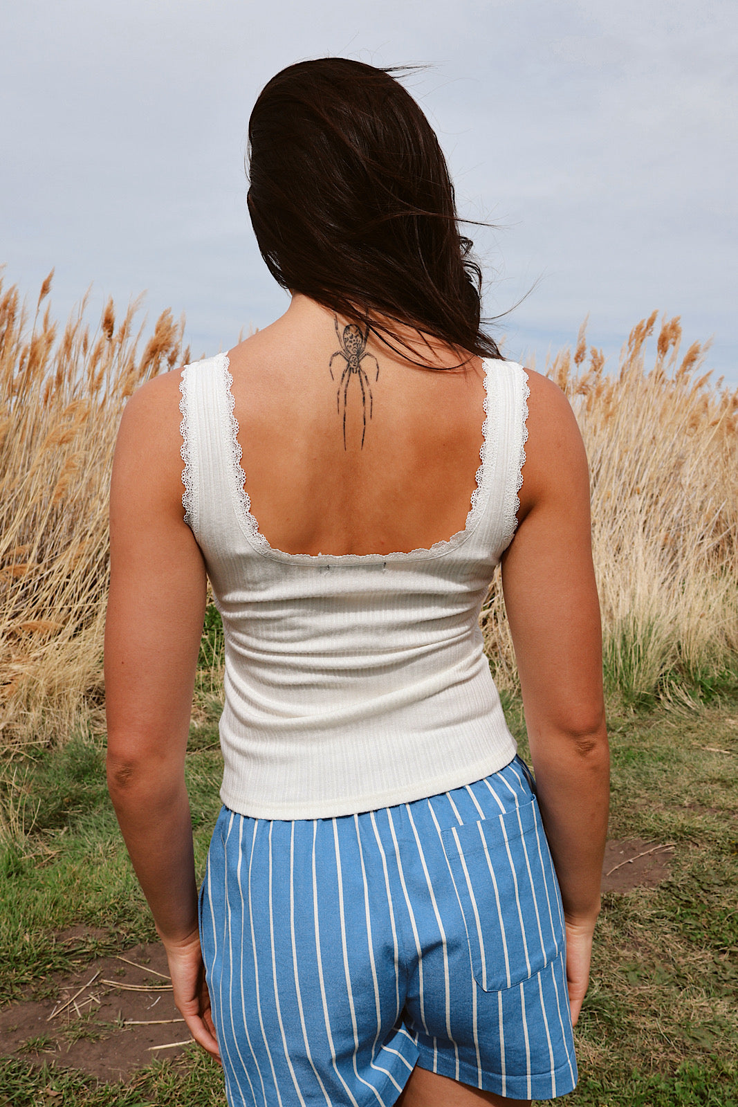 Anchor Embroidered Tank