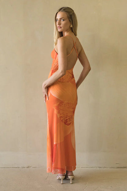 Chelley Keyhole Maxi Dress