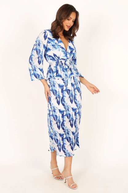 Minelli Pleat Top - Blue