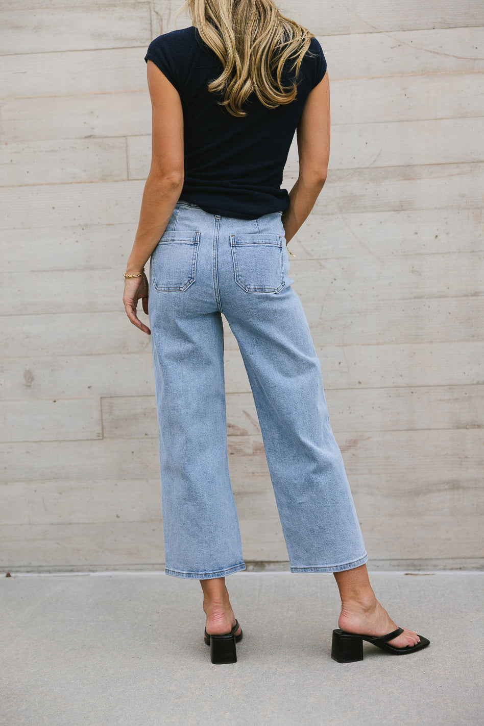 Amiri Wide Leg Jeans in Light Wash - FINAL SALE