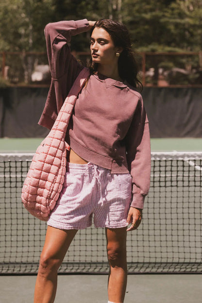 Aarti Sweatshirt in Burgundy - FINAL SALE