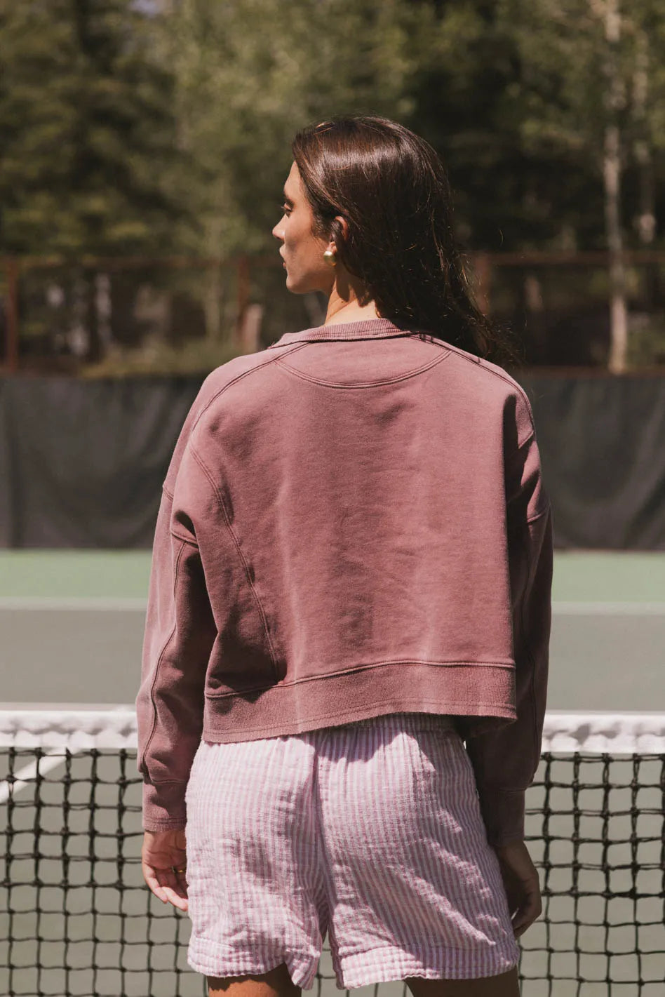 Aarti Sweatshirt in Burgundy - FINAL SALE