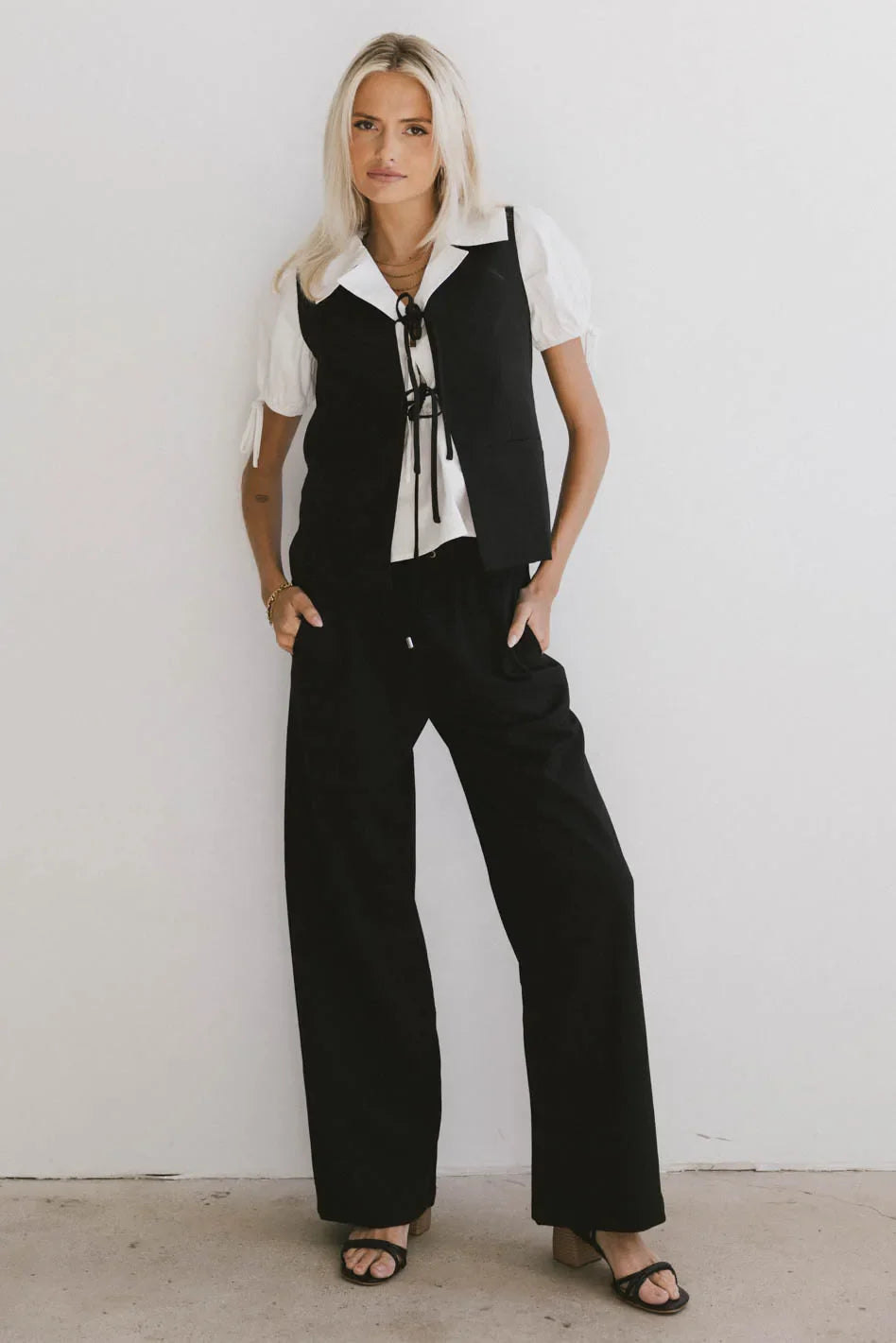 Eslyn Baggy Pants in Black - FINAL SALE