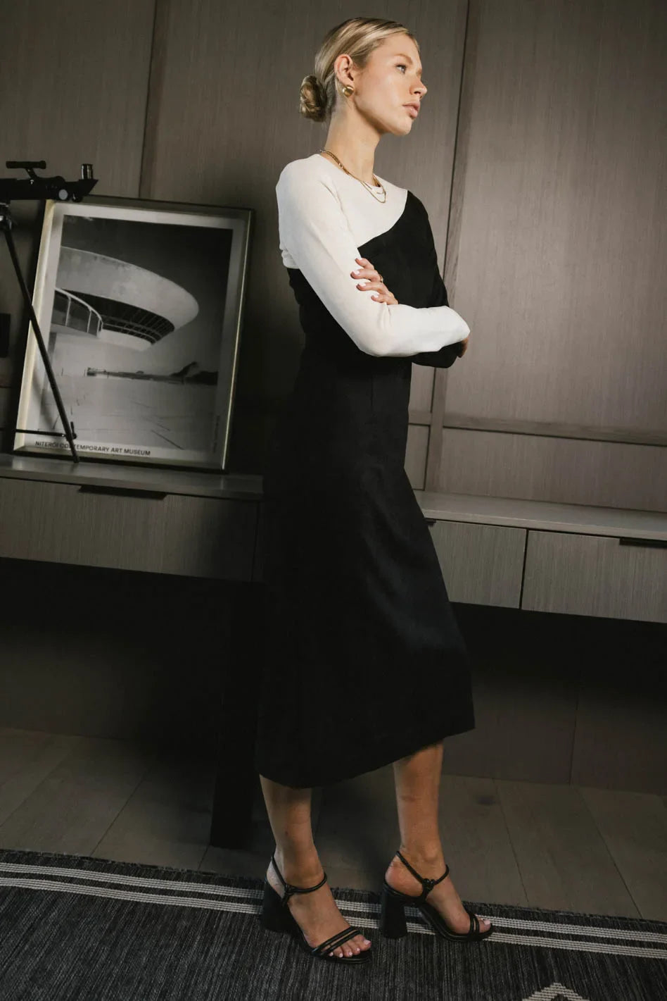 Fér Böhme Two-Tone Suede Dress - FINAL SALE