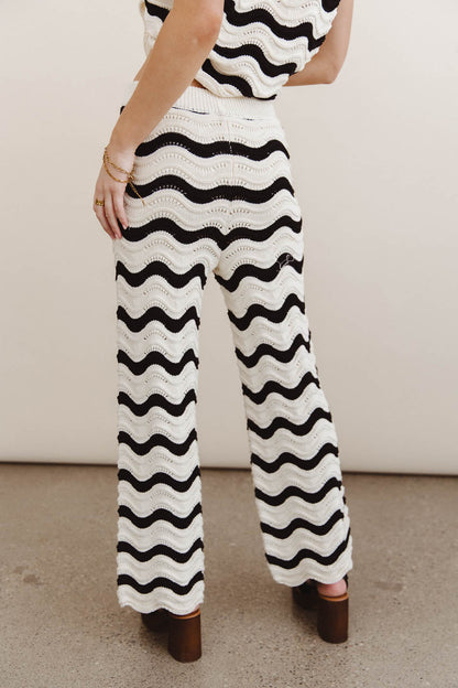 Elenor Knit Bottoms in Black - FINAL SALE