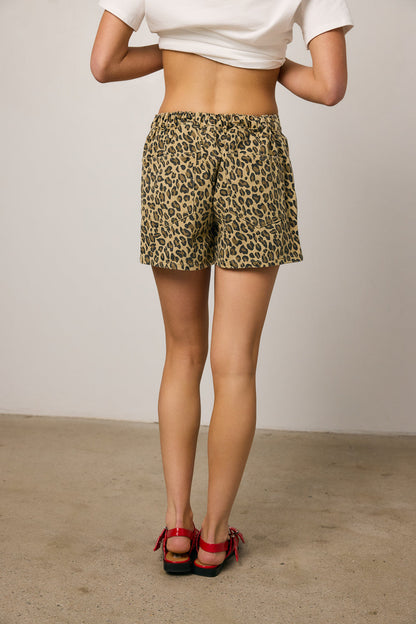 Brooks Leopard Wrap Skort - FINAL SALE