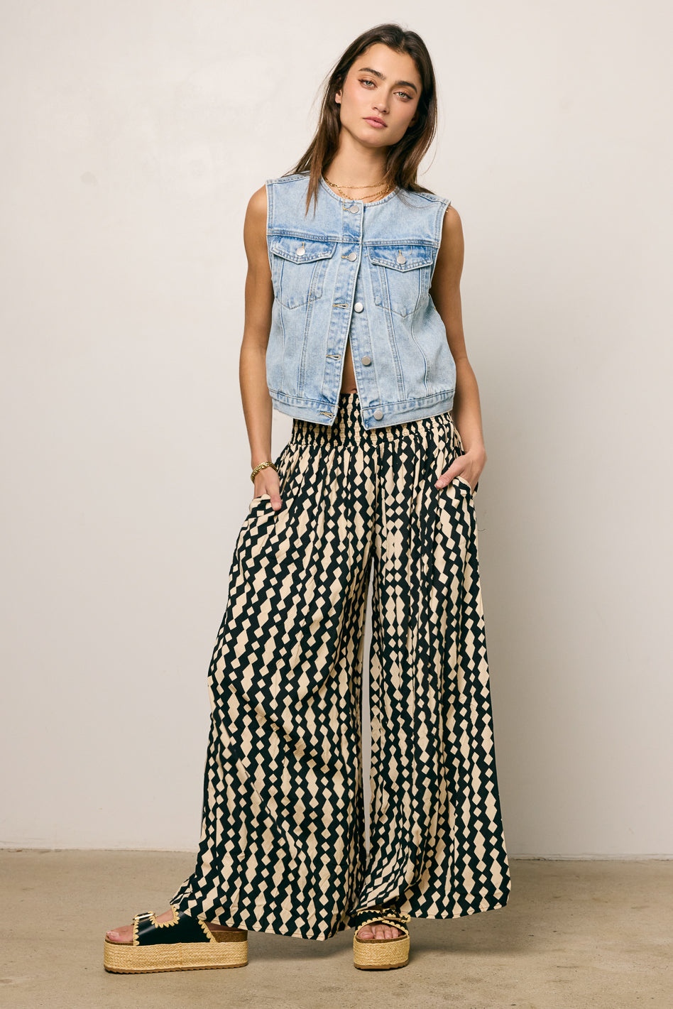 Aiden Denim Vest - FINAL SALE